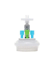 HPLC Solvent Reservoir ChromCap™ 300 Assembly, GL45, Class VI Polytetrafluoroethylene (PTFE) Adapter,  3 Ports for 3.2mm(1/8") and/or 1.6mm(1/16") | img_1 | Foxx Life Sciences Global | shopfls.com