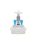 HPLC Solvent Reservoir ChromCap™ 300 Assembly, GL45, Class VI Polytetrafluoroethylene (PTFE) Adapter,  2 Ports for 3.2mm(1/8") and/or 1.6mm(1/16") | img_1 | Foxx Life Sciences Global | shopfls.com