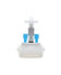 HPLC Solvent Reservoir ChromCap™ 300 Assembly, GL45, Class VI Polytetrafluoroethylene (PTFE) Adapter,  2 Ports for 3.2mm(1/8") and/or 1.6mm(1/16") OD Tubing