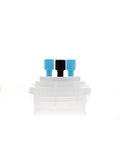 HPLC Solvent Reservoir ChromCap™ 100 Assembly,GL45, Class VI Polytetrafluoroethylene (PTFE) Adapter w Vent Hole, 3 Port for 3.2mm(1/8") or | img_1 | Foxx Life Sciences Global | shopfls.com