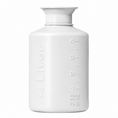 EZBio® 4L Heavy Duty Bottle, PP with Tri-Clamp