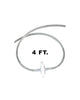 EZBio® Vactrap™ S Tubing Extension for Plastic Bottles, 4 ft., w/ 0.2µm Polytetrafluoroethylene (PTFE) Vent Filter, Sterile