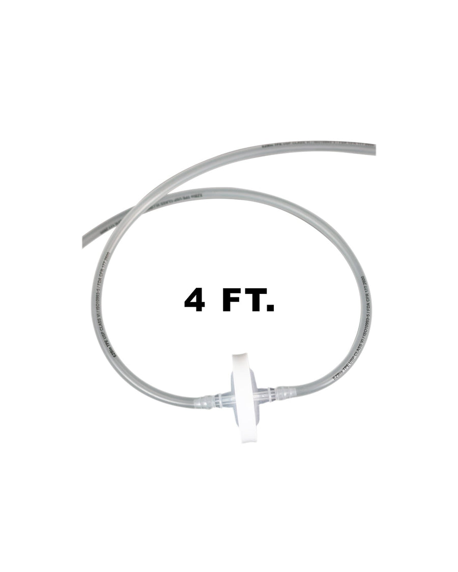 Vactrap2™, Tubing Extension for Plastic Bottles, 4 ft., w/ 0.2μm Polytetrafluoroethylene (PTFE) Vent Filter | img_1 | Foxx Life Sciences Global | shopfls.com