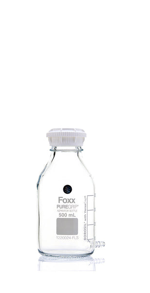 PUREGRIP® Aspirator Bottles,  500mL, For Outlet Tubing, GL45 Cap | img_1 | Foxx Life Sciences Global | shopfls.com
