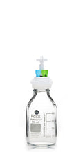 HPLC Solvent Reservoir Bottle Assembly, GL45, 500mL Clear, Class VI Polytetrafluoroethylene (PTFE) Adapter,  6 Ports for 3.2mm(1/8") and/or | img_1 | Foxx Life Sciences Global | shopfls.com