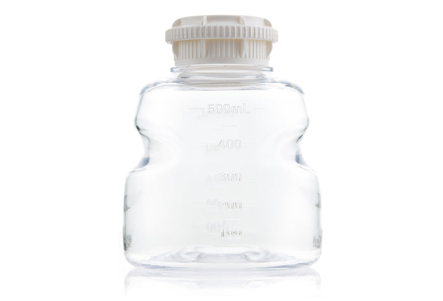 EZLabpure™ Media Bottle PETG, 500mL, GL45 Closed VersaCap®, Sterile, 24/cs | img_1 | Foxx Life Sciences Global | shopfls.com