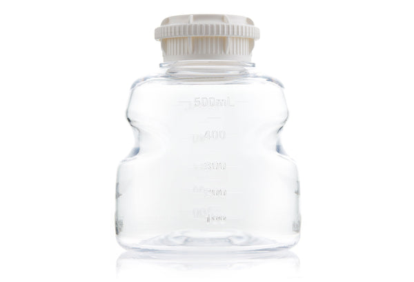 EZLabpure™ Media Bottle Polystyrene, 500mL, GL45 Closed VersaCap®, Sterile, 24/cs | img_1 | Foxx Life Sciences Global | shopfls.com