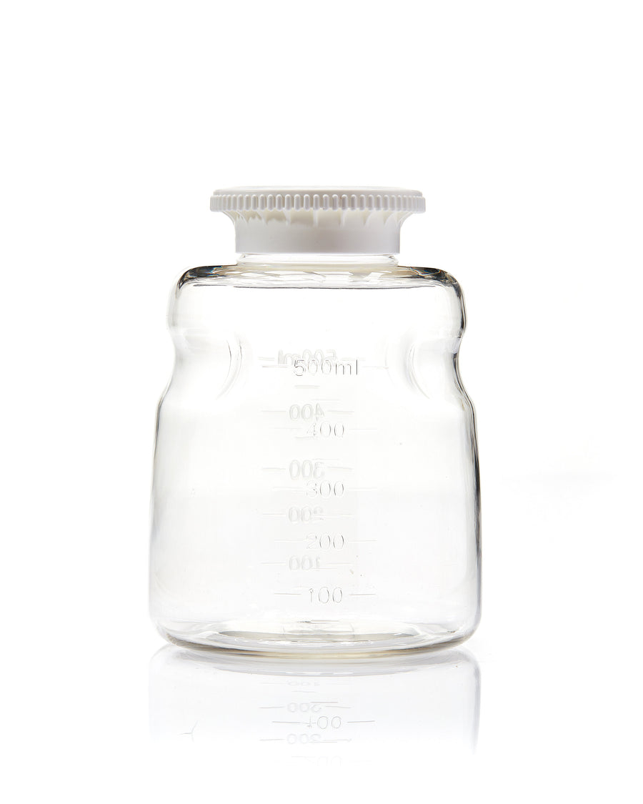 500ml Polystyrene (PS) SECUREgrasp® Media Bottle, Sterile | img_1 | Foxx Life Sciences Global | shopfls.com