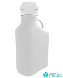 EZBio® 5L (1 GAL) Polypropylene (PP) Carboy with VersaCap® 83B, Double Bagged, Gamma Sterilized | img_1 | Foxx Life Sciences Global | shopfls.com