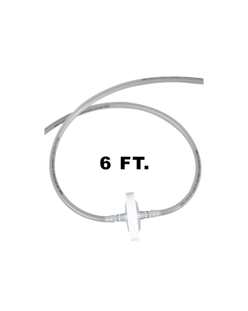 EZBio® Vactrap S™ tubing extension, 6 ft, with 0.2µm PTFE vent filter, sterile. For plastic bottles. | img_1 | Foxx Life Sciences Global | shopfls.com