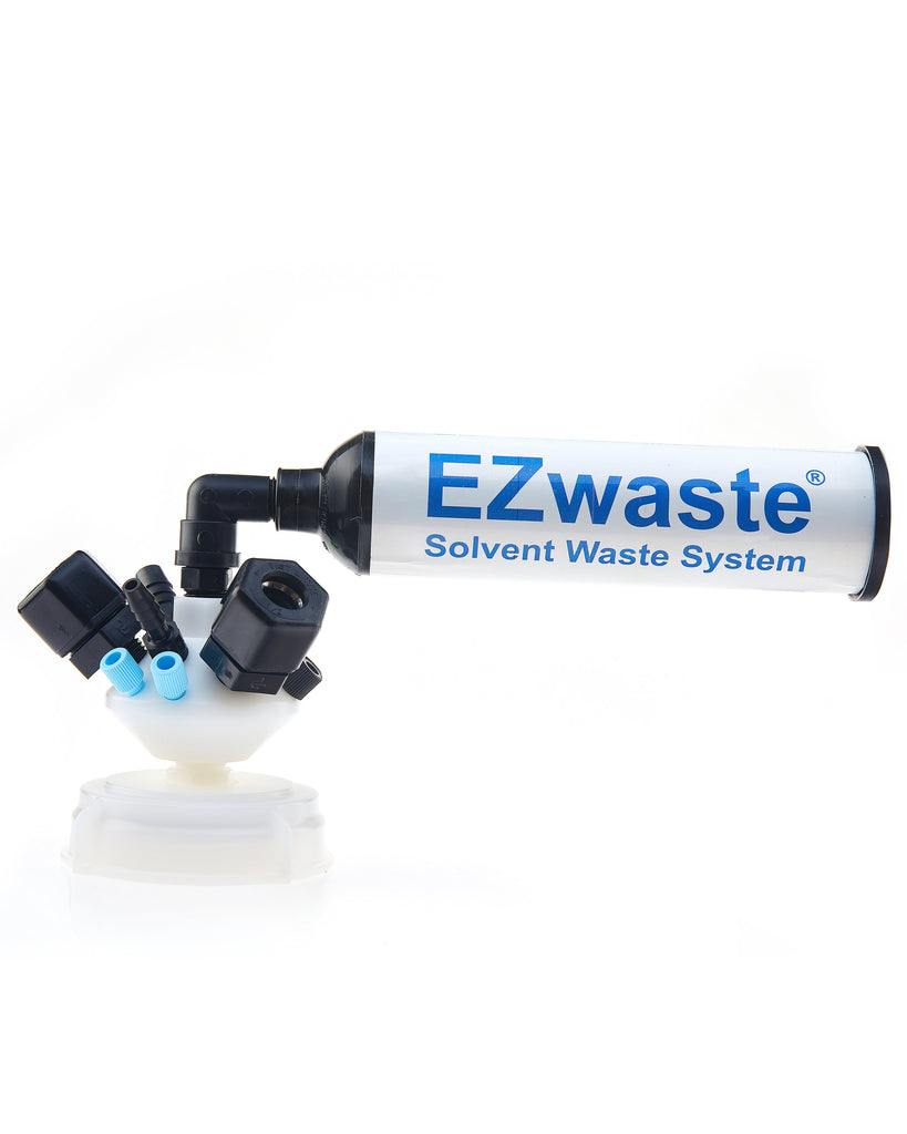 EZWaste® Universal Stackable HPLC S70 UN/DOT Cap Assy, Exhaust Filter, 6x OD Tube 3.2mm & 1.6mm, 3x Hose Barb 3.2mm & 9.5mm, 3x OD Tube 12.7mm, 1/EA | img_1 | Foxx Life Sciences Global | shopfls.com