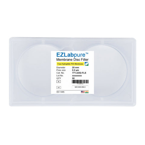 Membrane Disc Filter 25mm 0.2mm