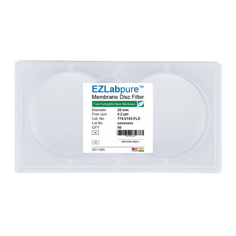 Membrane Disc Filter 25mm 0.2mm
