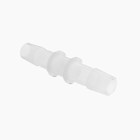 3/8" Straight Reducer, Natural Kynar Polyvinylidene Fluoride (PVDF) - 100 | img_1 | Foxx Life Sciences Global | shopfls.com