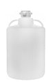 EZclear® Round Carboy 50L, PP, Class VI, 83B Closed VersaCap®, Non-Sterile