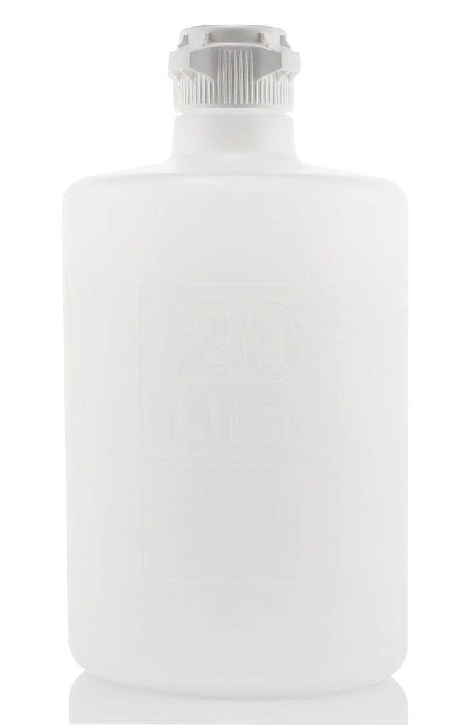 EZBio® Titanium Round Carboy, Polypropylene (PP), 20 Liter, No Spigot, VersaCap® 83B, Non-Sterile, 1/CS | img_1 | Foxx Life Sciences Global | shopfls.com