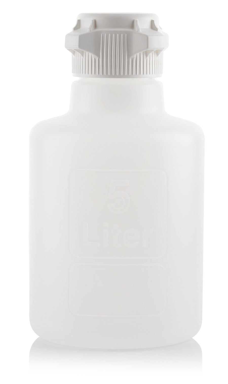 EZBio® Titanium Round Carboy, Polypropylene (PP), 5 Liter, No Spigot, VersaCap® 83B, Non-Sterile, 1/CS | img_1 | Foxx Life Sciences Global | shopfls.com