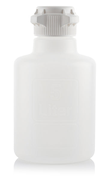 EZBio® Titanium Round Carboy, Polypropylene (PP), 5 Liter, No Spigot, VersaCap® 83B, Non-Sterile, 1/CS | img_1 | Foxx Life Sciences Global | shopfls.com