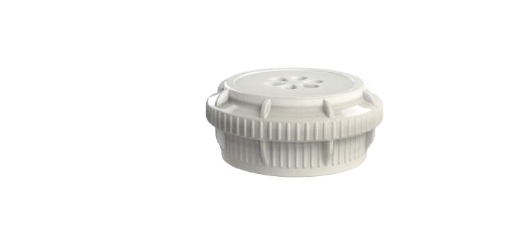 EZBio® GL45 Vented Top with 0.22μm PTFE membrane, Natural PP for Glass Bottles | img_1 | Foxx Life Sciences Global | shopfls.com
