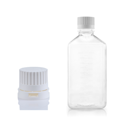 Titanium Square PETG Bottles with Tamper-Evident Cap — Translation missing: en.sections.collection.related_image