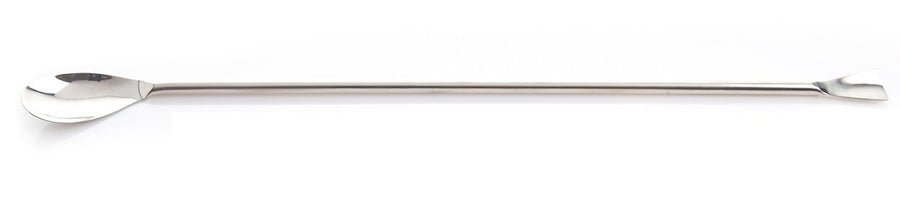 EZBio® Stainless Steel Offset Spoon - 304 SS - Steel Handle - 400mm - 1/EA | img_1 | Foxx Life Sciences Global | shopfls.com