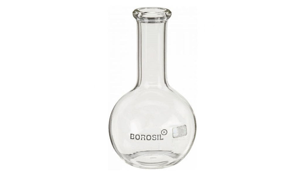 Borosil® Flasks, Boiling, Flat Bottom, Ground Glass Neck, 500mL, 29/32, CS/5 | img_1 | Foxx Life Sciences Global | shopfls.com