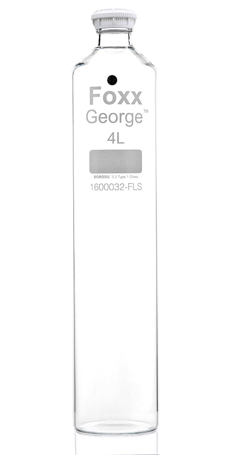 George™ Roller Bottle, 4L, GL45 Screw Neck, 3.3 Borosilicate Glass, 4/CS | img_1 | Foxx Life Sciences Global | shopfls.com