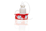 Vactrap2™ Round, 4L, Polypropylene (PP), Red Bin, 1/4" ID Tubing | img_2 | Foxx Life Sciences Global | shopfls.com