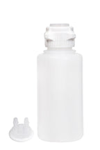Round EZLabpure™ Polypropylene (PP) Vacuum Bottle, 1 L, Open VersaCap® 53B, With Closed and 2x5/16" HB Adapters, 1/EA | img_1 | Foxx Life Sciences Global | shopfls.com