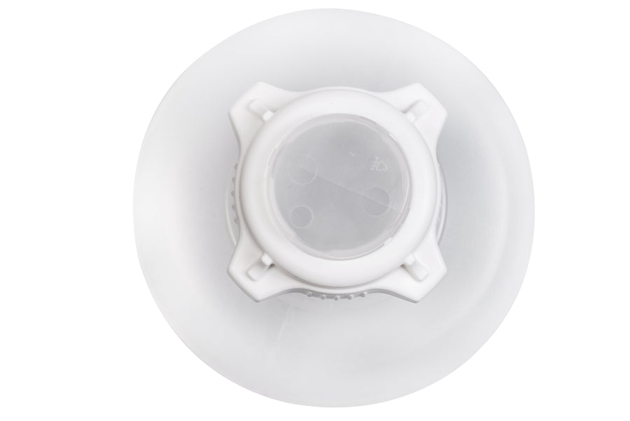 Round EZLabpure™ Polypropylene (PP) Vacuum Bottle, 4 L, Open VersaCap® 83B, With Closed and 2x1/2" HB Adapters, 1/EA | img_2 | Foxx Life Sciences Global | shopfls.com