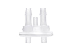 Round EZLabpure™ Polypropylene (PP) Vacuum Bottle, 1 L, Open VersaCap® 53B, With Closed and 2x5/16" HB Adapters, 1/EA | img_3 | Foxx Life Sciences Global | shopfls.com