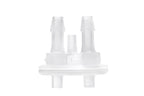 Round EZLabpure™ Polypropylene (PP) Vacuum Bottle, 2 L, Open VersaCap® 53B, With Closed and 2x5/16" HB Adapters, 1/EA | img_3 | Foxx Life Sciences Global | shopfls.com