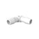 1/2" ID, Equal 90 Degree Elbow Fitting, Polypropylene (PP)