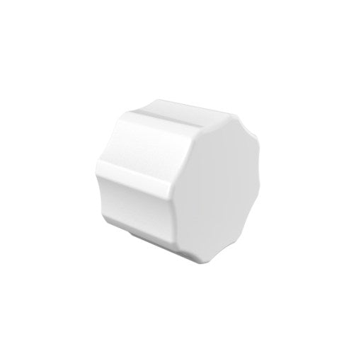 Male Luer Plug, Natural Kynar Polyvinylidene Fluoride (PVDF) - 100 | img_1 | Foxx Life Sciences Global | shopfls.com