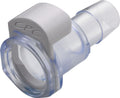 CPC MPX Connector,  1/2" Hose Barb Non Valved Coupling Body, PC - MPX17803 - 5 | 50 | 250 | img_1 | Foxx Life Sciences Global | shopfls.com