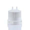 Open Top Tamper Evident VersaCap® 38-430mm with 2x Molded 1/8" HB Adapter, 4/CS | Img | Foxx  Life Sciences