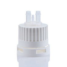 Open Top Tamper Evident VersaCap® 38-430mm with 2x Molded 1/4" and 1x 1/8" HB Adapter, 4/CS | Img | Foxx  Life Sciences