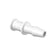 1/8 Barb, Plug, Natural Kyanr Polyvinylidene Fluoride (PVDF)
