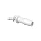 1/8" x 1/8" x 1/4" Reduction Y Connector, Natural Kynar (PVDF)