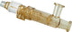 Raccord SIP sanitaire Steam-Thru® 1/2" x 3/4" x 3/4", PS