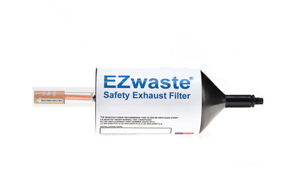 Filtro di scarico chimico di sicurezza EZwaste® 110, con indicatore, filettatura ¼-28, 1/EA