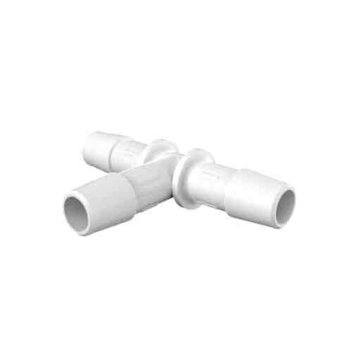 3/8" HB,  Equal T Connector, Polypropylene (PP) - 100 | img_1 | Foxx Life Sciences Global | shopfls.com