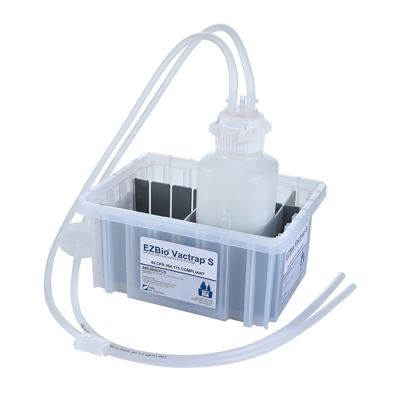 EZBio® Vactrap S™ 1L - Autoclavable PP Vacuum Trap. Sterile, with 1/4" ID Tubing - for laboratory & bioprocessing applications. | img_1 | Foxx Life Sciences Global | shopfls.com
