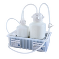 EZBio® Vactrap S™ XL: 4L+2L HDPE Waste Container. Bleach-compatible, sterile, 1/4" ID tubing. For laboratory & bioprocessing applications. | img_1 | Foxx Life Sciences Global | shopfls.com