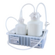 EZBio® Vactrap™ S XL High Density Poly Ethylene (HDPE) (Bleach-Compatible), 4L + 2L, Natural Bin, 1/4" ID Tubing, Sterile