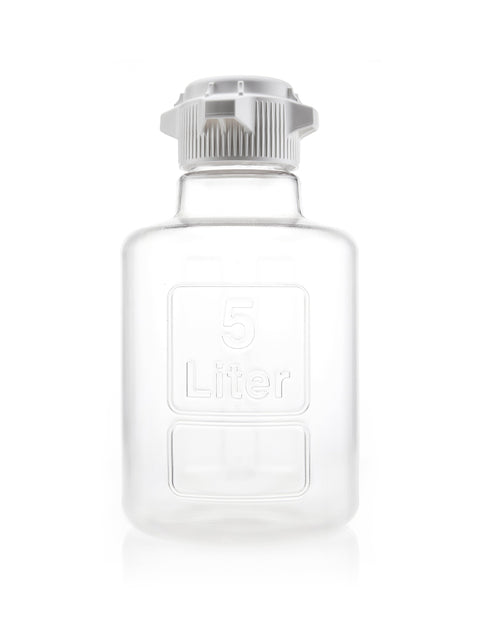 EZBio® Titanium Round Carboy, Polycarbonate (PC), 5 Liter, No Spigot, VersaCap 83B, Non-Sterile | img_1 | Foxx Life Sciences Global | shopfls.com