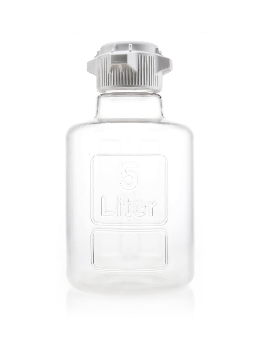 EZBio® Titanium Round Carboy, Polycarbonate (PC), 5 Liter, No Spigot, VersaCap 83B, Non-Sterile | img_1 | Foxx Life Sciences Global | shopfls.com