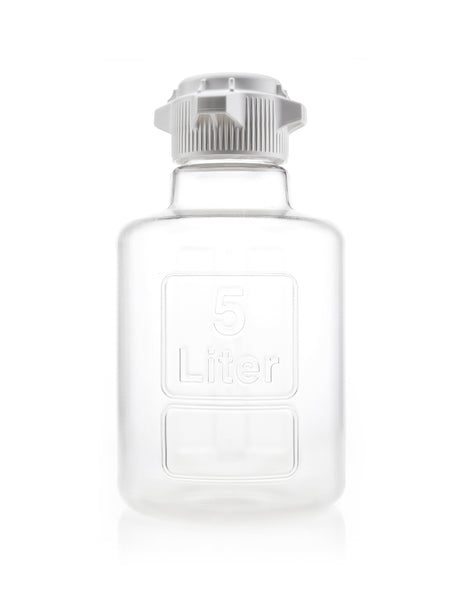 EZBio® Titanium Round Carboy, Polycarbonate (PC), 5 Liter, No Spigot, VersaCap 83B, Non-Sterile | img_1 | Foxx Life Sciences Global | shopfls.com