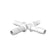 3/8" HB, Cross Fitting, Natural Kynar (PVDF)