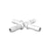 Raccordo a croce da 1/2" HB per una connessione sicura e stabile, Kynar naturale (PVDF)
